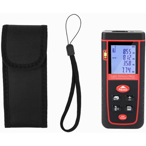 Télémètre Laser LCD RZ-S 60M avec Affichage Numérique pour Mesures de Distance Précises
