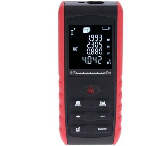 Telemetre Laser, Mesure De Volume Surfacique Avec Indication D'Angle, 40M