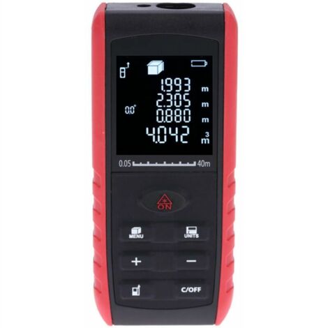 Telemetre Laser, Mesure De Volume Surfacique Avec Indication D'Angle, 40M