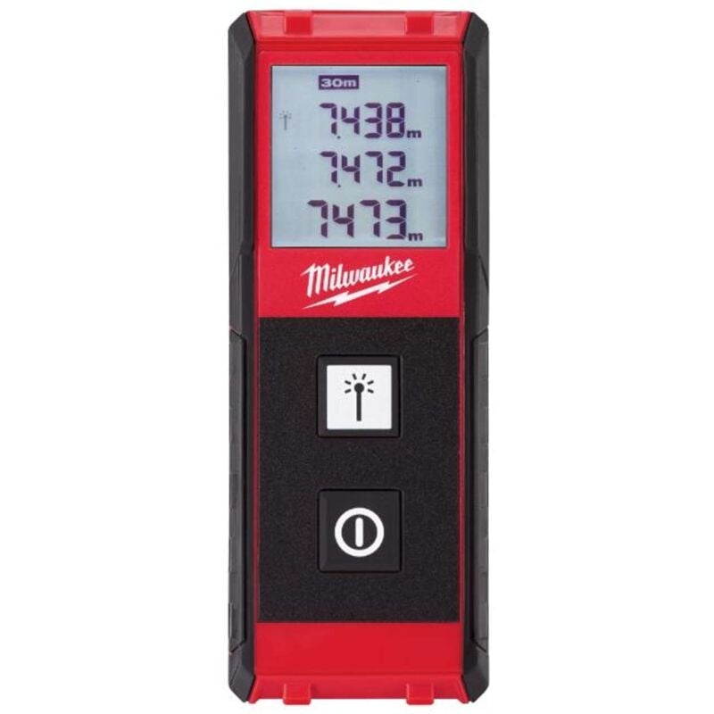 Mètre laser 30M portable avec écran lcd - Outil de précision, mesure laser Milwaukee