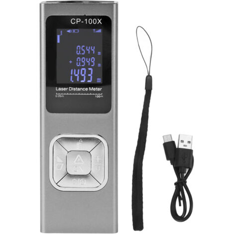 Télémètre Laser Mini Rechargeable Haute Précision pour Mesures Intérieures
