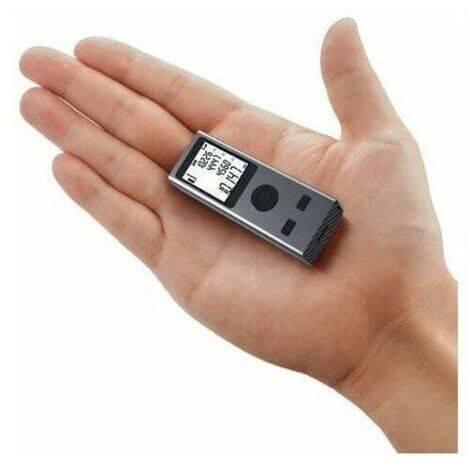 Télémètre laser numérique 30m – Rechargeable par Micro USB – Précision ±2mm – Pour mesures continues et volume