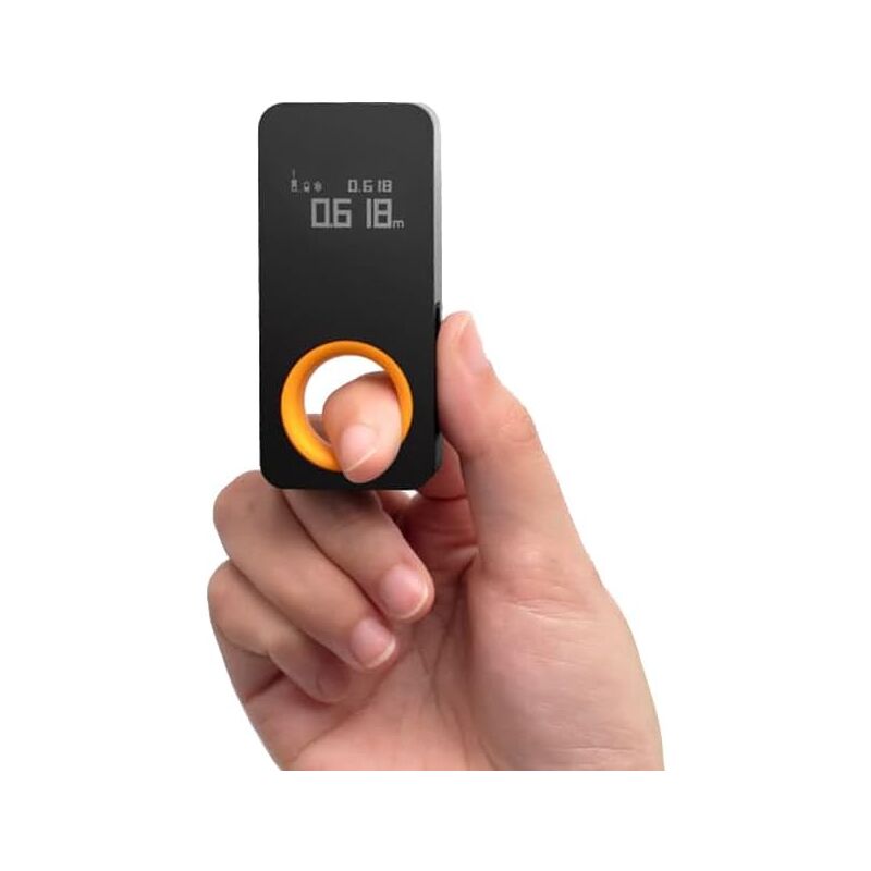 Télémètre Laser Numérique Bluetooth, Mètre Laser Rechargeable, 0,05 – 30m, Précision ±2 mm, m/ft + en Unités Commutables, Charge de Type C, pour