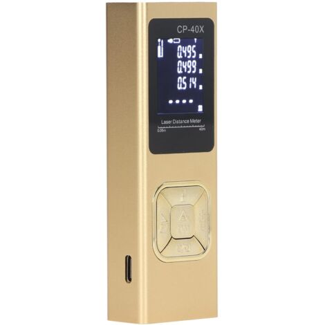 Télémètre Laser Numérique, Mesure Laser Haute Précision Portable pour l'extérieur (40 mètres)