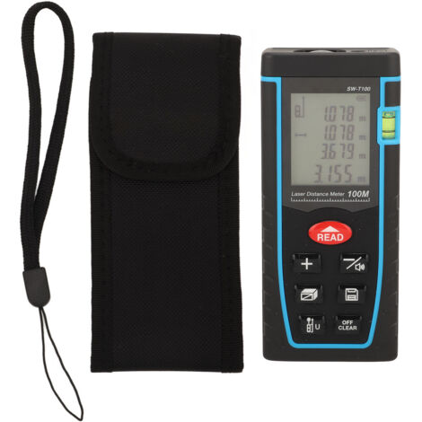 Télémètre Laser Portable 630‑670nm Haute Précision, Outil de Mesure Infrarouge 100m