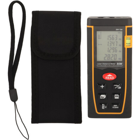 Télémètre Laser Portable 630‑670nm Haute Précision, Outil de Mesure Infrarouge 80m