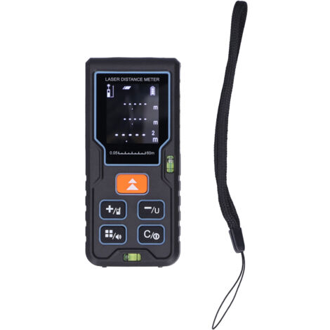 Télémètre Laser S60 avec Rétroéclairage - Mesure de Distance Électronique Infrarouge 0.05 à 60m