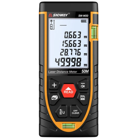 Télémètre laser télémètre infrarouge instrument de mesure de haute précision règle laser règle électronique sans batterie norme d'expédition