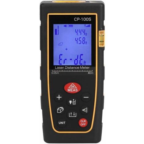 Télémètre Laser Télémètre Laser étanche et étanche à la poussière Télémètre Infrarouge Mesure de Distance Infrarouge Matériau ABS, pour la Construction et l'industrie
