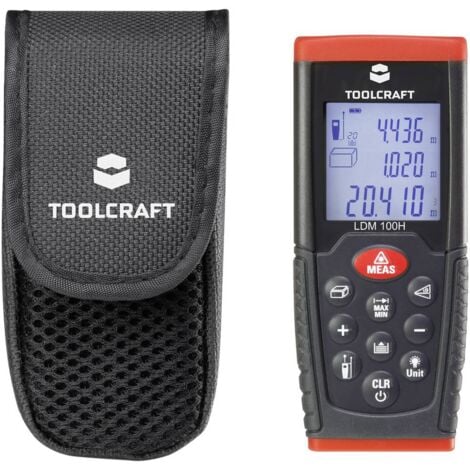 Télémètre laser TOOLCRAFT LDM100H Plage de mesure (max.) (détails) 100 m