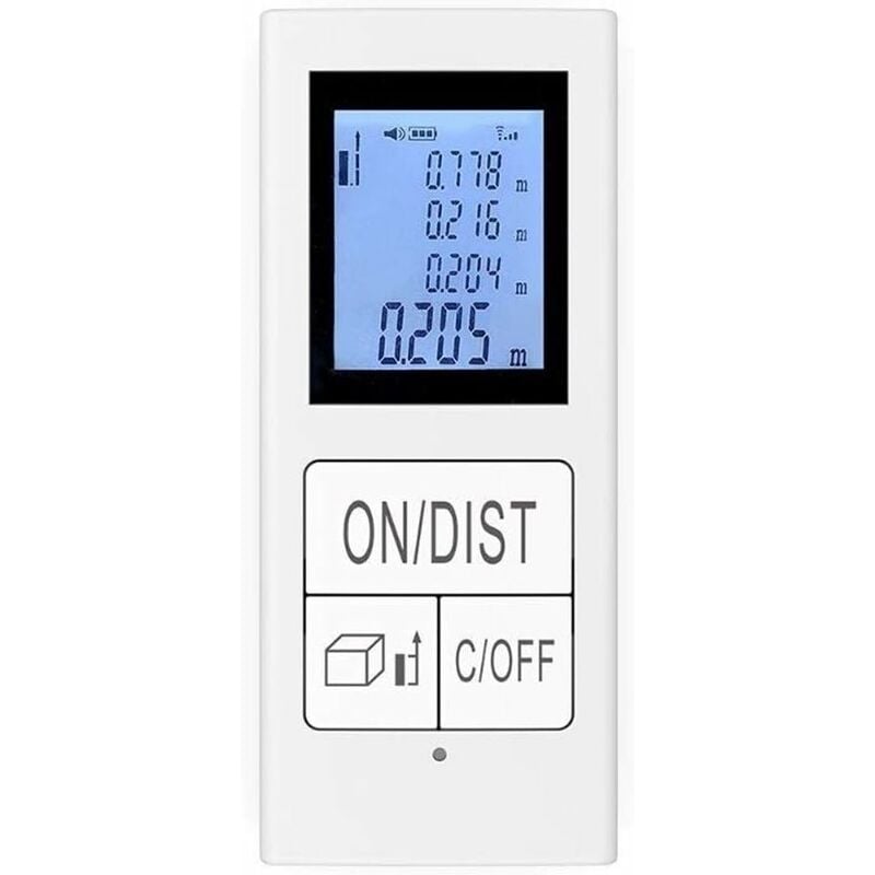 Télémètre Laser, USB Portable Rechargeable Mini Digital Chambre Haute précision Instrument de Mesure, for la Mesure d'ingénierie