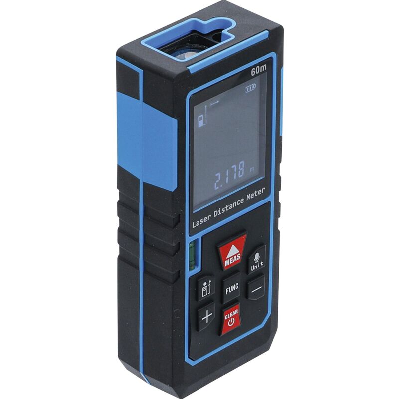 Bgs Technic - Telemetre metre laser 60 m, calcul distance surface volume