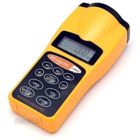 Télémètre Mètre Ultrason avec Pointeur Laser 18m