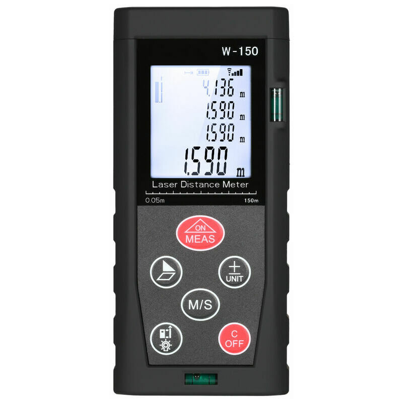 Telemetro laser portatile da 150 m - laser ad alta...