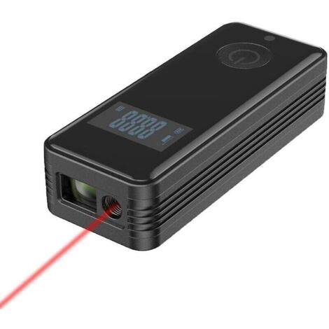 Telemetro laser portatile da 30 m, alta precisione, conversione a tre unità, strumento di misurazione della distanza per interni, telemetro laser, di DEBUNS