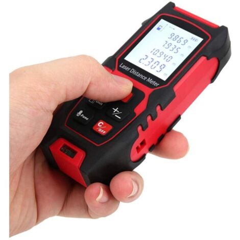 Telemetro laser portatile, telemetro a infrarossi, altimetro portatile, misurazione laser portatile ad alta precisione per interni (60 m)