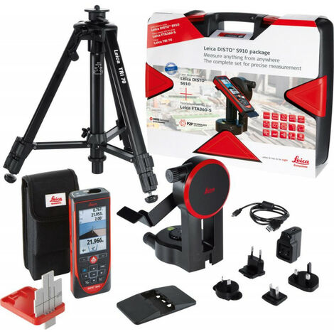 Telemetro Leica Geosystems S910 touch