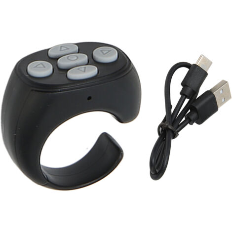 Téléphone portable Bluetooth anneau à distance télécommande Bluetooth tourneur de Page pour roman montre TV tourner la Page Selfie