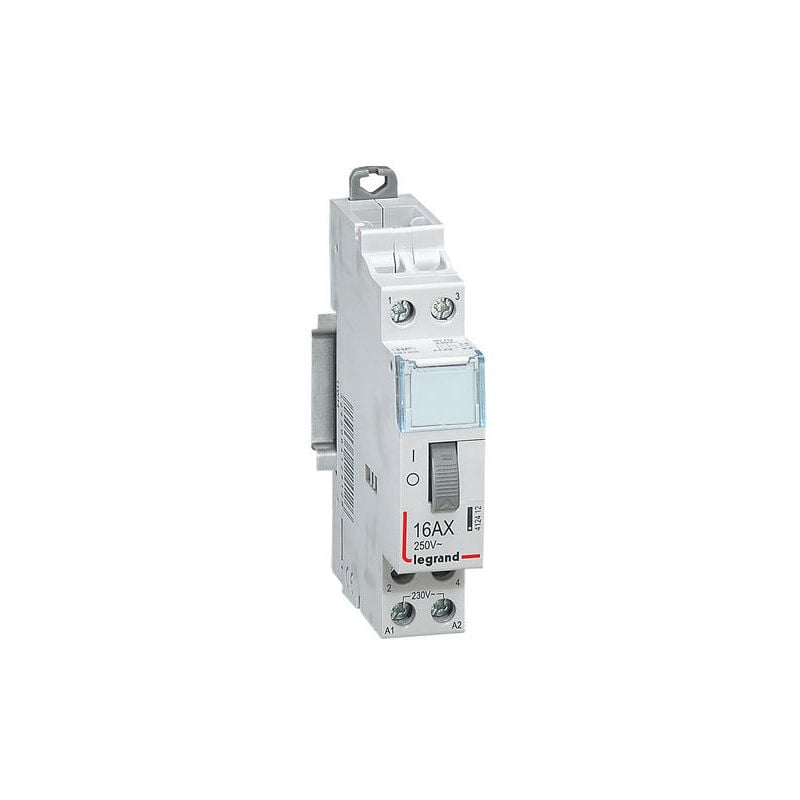 Legrand - Télérupteur CX³ standard avec bornes à vis 2P 16A 250V contact 2F - tension commande 230V - 1 module