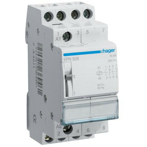 Télérupteur 2O+2F 24V HAGER EPN528