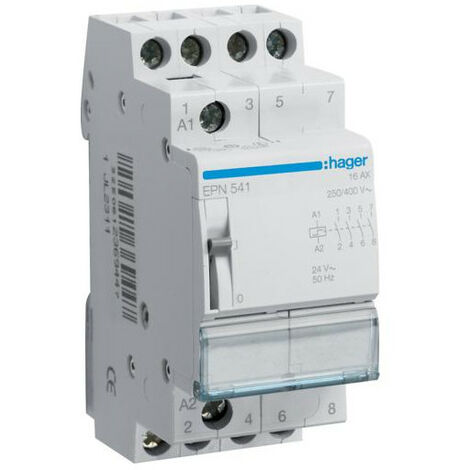 Télérupteur 4F 24V HAGER EPN541