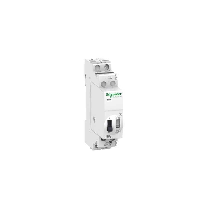 Schneider Electric - Acti9, iTLm télérupteur à commande par ordre maintenu 16A 1NO 230.240VCA 50-60Hz - A9C34811
