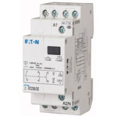 Télérupteur avec commande centralisée 24AC 1 F 32A 50/60Hz 1PE 000265300 EATON Z-SC24/S