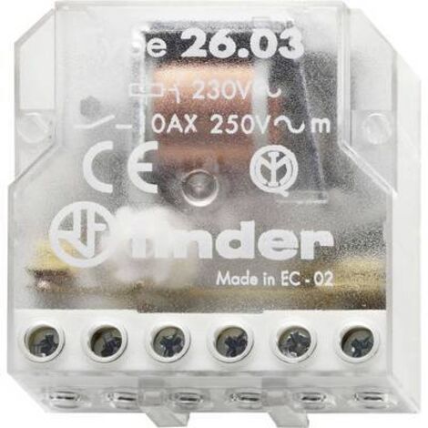 TELERUPTEUR BOITE 110VAC 1NO+1NC 10A FINDER 238197
