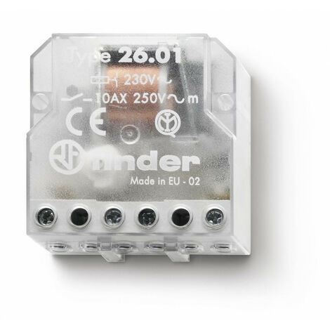 Télérupteur de boîte 1NO 10A 110V AC FINDER 260181100000