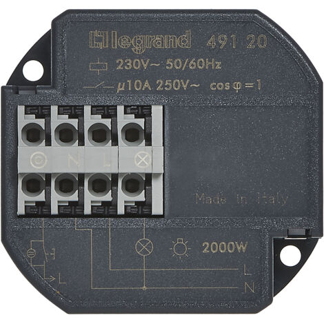 télérupteur legrand 10a 1 pole silencieux