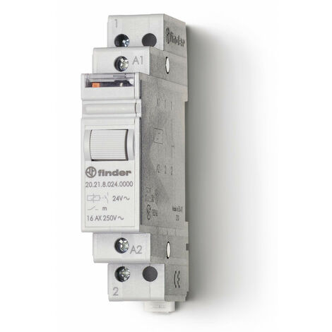 Télérupteur modulaire 1NO 16A 12V DC 266718 FINDER 202190120000