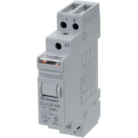 Télérupteur modulaire 1NO + 1NC 16A 24V DC AgSnO2 FINDER 202390244000PAS