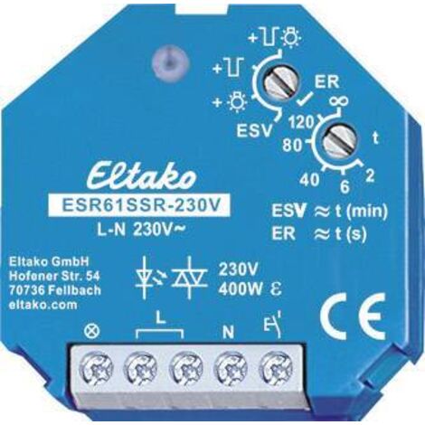 Télérupteur pour encastrement Eltako ESR61SSR-230V 1 NO (T) 230 V 2 A 400 W 1 pc(s)