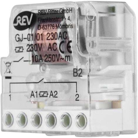Télérupteur pour encastrement REV Stromstoßschalter Einbau 10A 230 V 10 A 2300 W 1 pc(s)