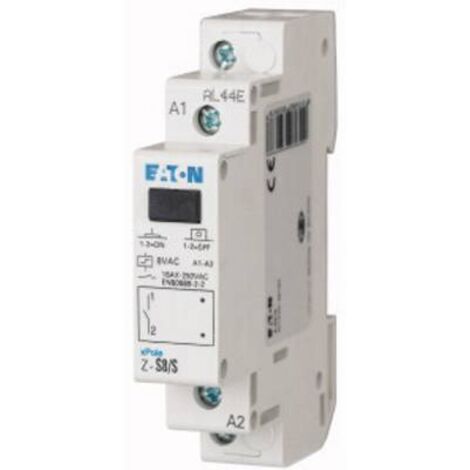 Télérupteur pour profilé Eaton Z-S8/S 1 NO (T) 16 A 1 pc(s) Q252622