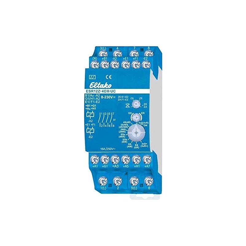 ESR12Z-4DX uc relais de commutation de choc électrique 4 prises - Eltako