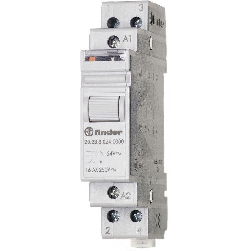 Télérupteur pour profilé Finder 20.23.9.012.4000 1 inverseur (rt) 12 v/dc 16 a 4000 va 1 pc(s)