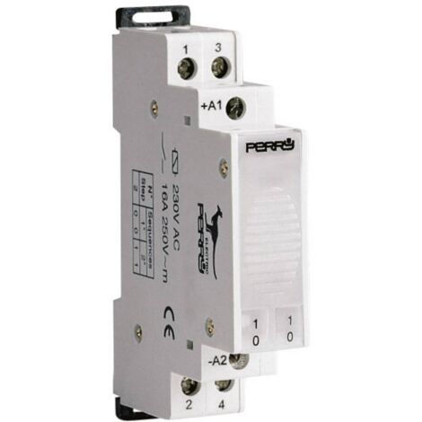 Télérupteur pour profilé Wallair Stromstoßschalter 2 NO (T) 230 V/AC 16 A 1 pc(s) A725412