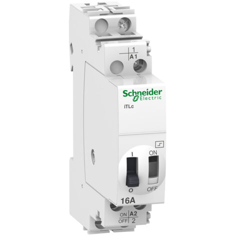 télérupteur - schneider - cde cent - 16a - 1no - 240v - schneider electric a9c33811