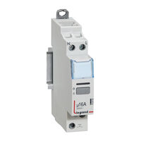 Télérupteur silencieux bornes vis 16A 250V contact 1F - 1 module - Legrand