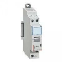 Télérupteur silencieux bornes vis 16A 250V contact 1F - 1 module - Legrand