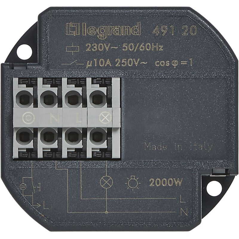 télérupteur legrand 10a 1 pole silencieux