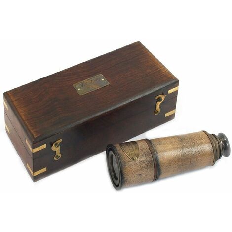 Téléscope décoratif en Laiton