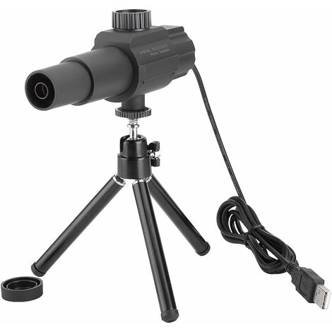 Télescope Professionnel pour l'astronomie Télescope informatisé numérique USB à Zoom （2MP 70X） Macaron