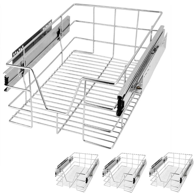 Retrofit Drawers for Kitchen Cabinets 30, 40, 50 or 60 cm cabinet width 40cm,4er Set (de)