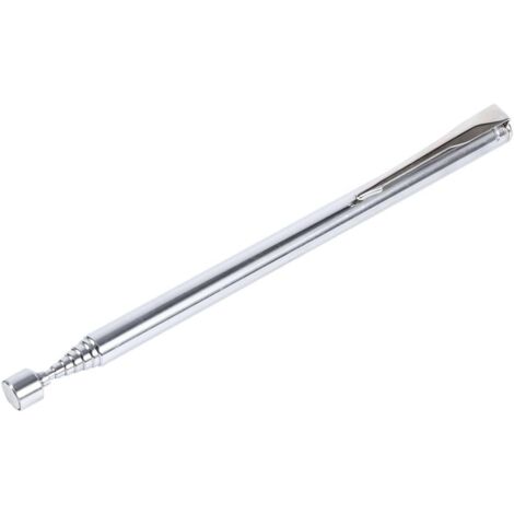 Telescopic Magnetic Portable Easy Pick Up Rod Stick Extendable Magnet Hand Tool (Silver)
