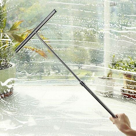 Telescopic Shower Squeegee with Silicone Blade for Bathroom, Kitchen, Car