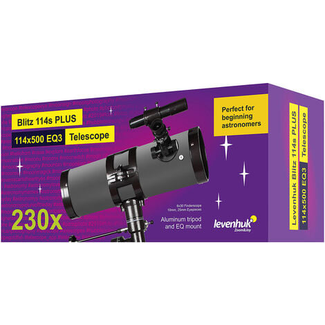 Telescopio Levenhuk Blitz 114s PLUS