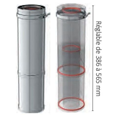 Telescopique biox ø130/200 - TEN