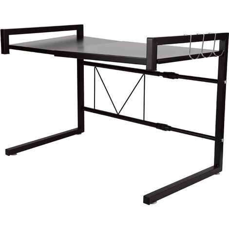 Télescopique Égouttoir a Vaisselle Stockage Organisateur Cuisine Four à Micro-ondes Rack De Stockage En Ajustable en acier inoxydable
